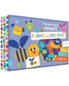 MON PETIT COFFRET AIMANTE FORMES ET COUL  Composé de 2 tableaux, d'...