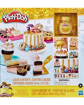 PLAY DOH PATISSERIE  15 pièces dont des ustensiles de cuisine comme...