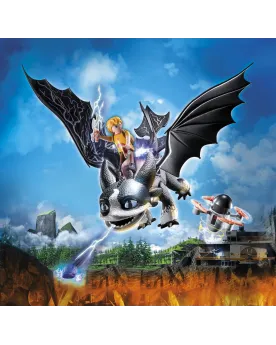DRAGONS:THE NINE REALMS-THUNDER & TOM   PMB71081 PLAYMOBIL Âge Mini...