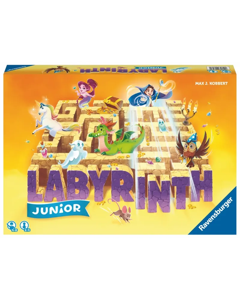 LABYRINTH JUNIOR  Poussez les couloirs, créez des passages et dépéc...