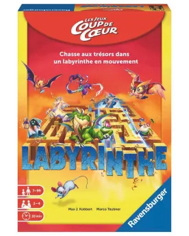 LABYRINTHE COUP DE COEUR  Poussez astucieusement les couloirs, dépl...
