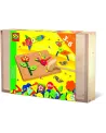 BOITE BOIS TAP TAP DE LUXE  Coffret en bois contenant 64 pièces en ...