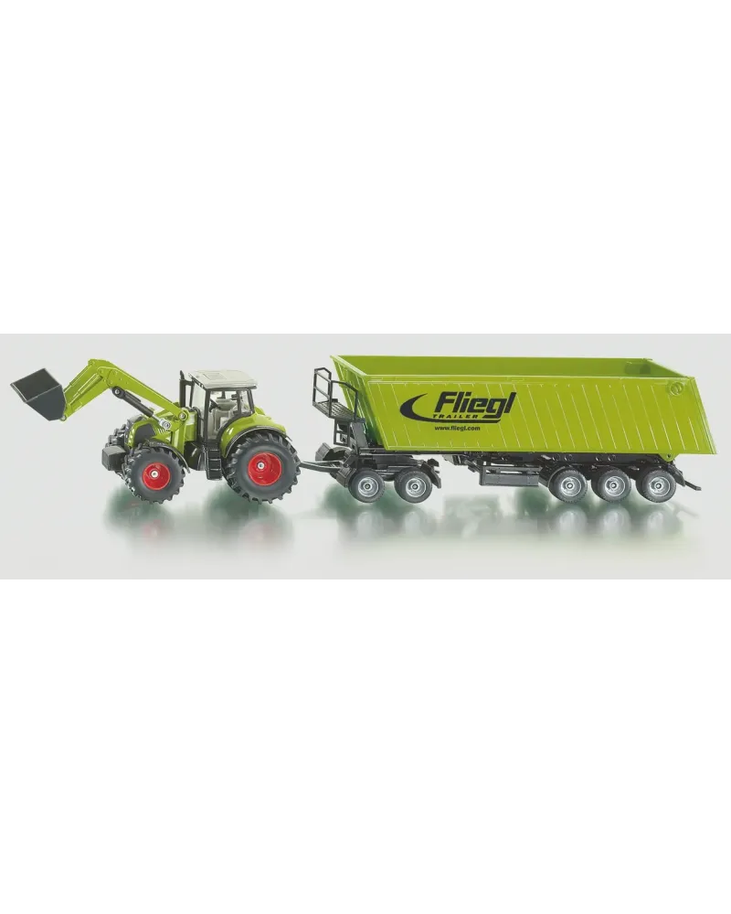 1/50 TRACTEUR AVEC CHARGEUR ET BENNE  1/50. SIK1949 SIKU Âge Minimu...