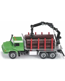 1/50 CAMION FORESTIER  1/50. Avec grue directionnelle et 6 troncs. ...
