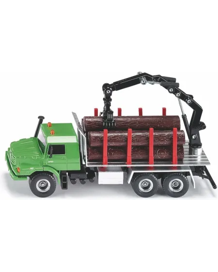 1/50 CAMION FORESTIER  1/50. Avec grue directionnelle et 6 troncs. ...