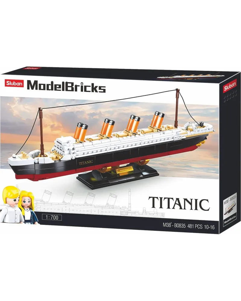 TITANIC 481 PCES  481 pièces. SLU38-B0835 SLUBAN Âge Minimum: 10A -...