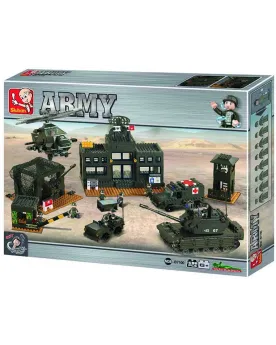 SET ARMEE 1088 PCES  1086 briques. SLU38-B7100 SLUBAN Âge Minimum: ...