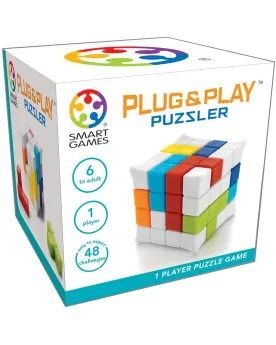MINI CUBE PLUG AND PLAY PUZZLER 48 DEFIS  Achève la construction du...