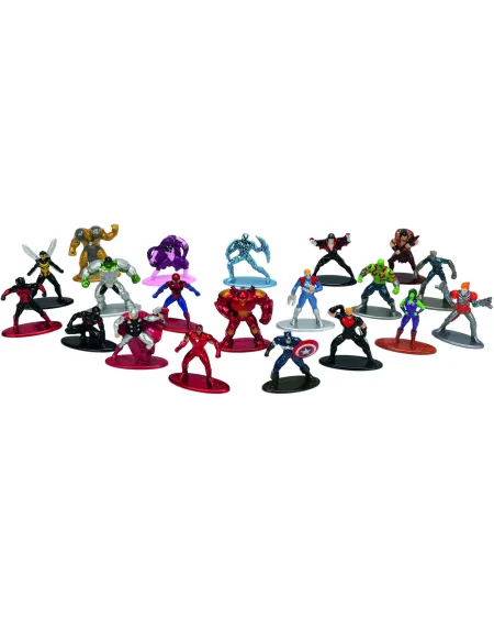 20 FIGURINES METAL MARVEL  20 personnages emblèmatiques de 4 cm en ...