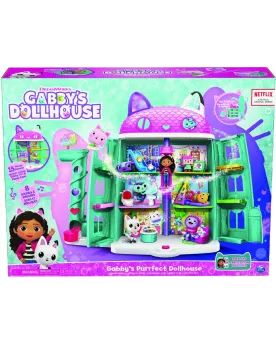 MAISON DE GABBY + 1 POUPEE + ACC.  7 pièces sur le thème des chats ...