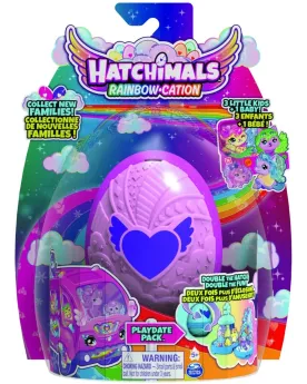 HATCHIMALS RAINBOWCAT PACK DE 4  Fais éclore l'oeuf et découvre 1 d...