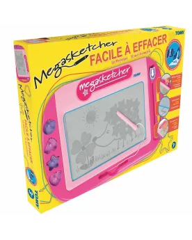 MEGASKETCHER CLASSIQUE MOTORISE ROSE  Ardoise magique pour réaliser...