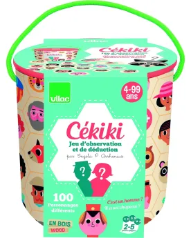 CEKIKI 2 jeux en 1 : jeu de déduction : parmi toutes les pièces ret...