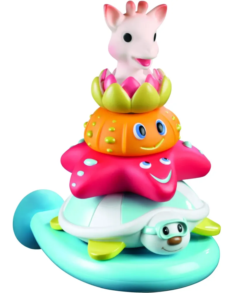 FRESH TOUCH SPLASH AND SURF PYRAMIDE BAI  4 anneaux en forme d'anim...