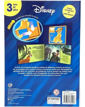 LIVRE TAQUIN ANIMAUX DISNEY Puzzle coulissant. LIVRE TAQUIN PHI3620...
