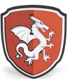 BOUCLIER MOUSSE CHEVALIER DRAGON  En mousse. Plusieurs modèles disp...