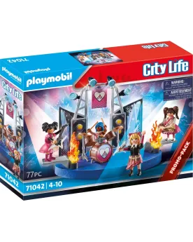 GROUPE DE ROCK   PMB71042 PLAYMOBIL Âge Minimum: 4A -Âge Maximum: 1...