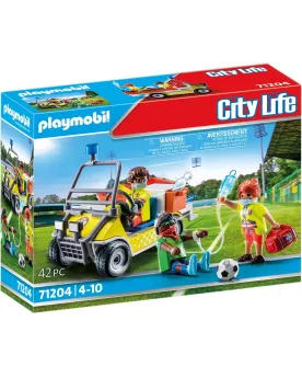 VEHICULE DE SECOURS   PMB71204 PLAYMOBIL Âge Minimum: 4A -Âge Maxim...