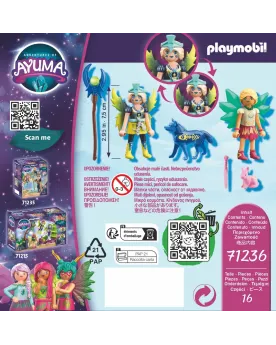 CRYSTAL ET MOON FAIRY AVEC ANIMAUX   PMB71236 PLAYMOBIL Âge Minimum...