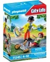 SECOURISTE AVEC BLESSE   PMB71245 PLAYMOBIL Âge Minimum: 4A -Âge Ma...