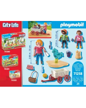 STARTER PACK NOURRICE AVEC ENFANTS   PMB71258 PLAYMOBIL Âge Minimum...
