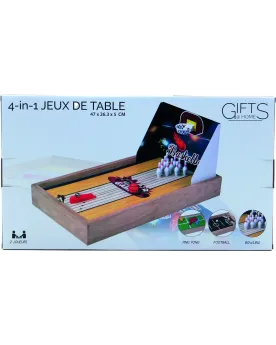 FLIPPER/BASKET/PING PONG BOWLING 4EN1  Flipper, basket, bowling ou ...