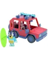 BLUEY JEEP DE PLAGE + BANDIT  Le toit de la voiture s'ouvre. Barres...