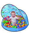TENTE BLEUE + 50 BALLES 6CM  Se plie et se replie facilement. Prote...