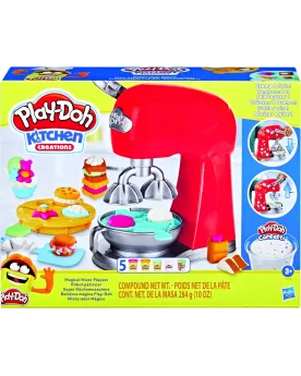PLAY DOH ROBOT PATISSIER  5 pots de pâte et des accessoires inclus....