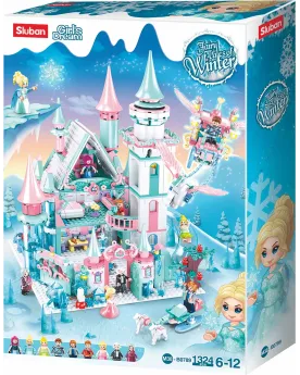CHATEAU DE GLACE 1324 PCES  1324 pièces pour construire un château ...
