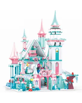 CHATEAU DE GLACE 1324 PCES  1324 pièces pour construire un château ...