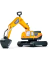 PORTEUR EXCAVATRICE 4 ROUES  Cabine rotative à 360°, pelle entièrem...
