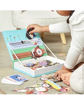 MAGNETI'BOOK SPORTS  Contient 10 cartes et 40 magnets. JANJ02596 JA...