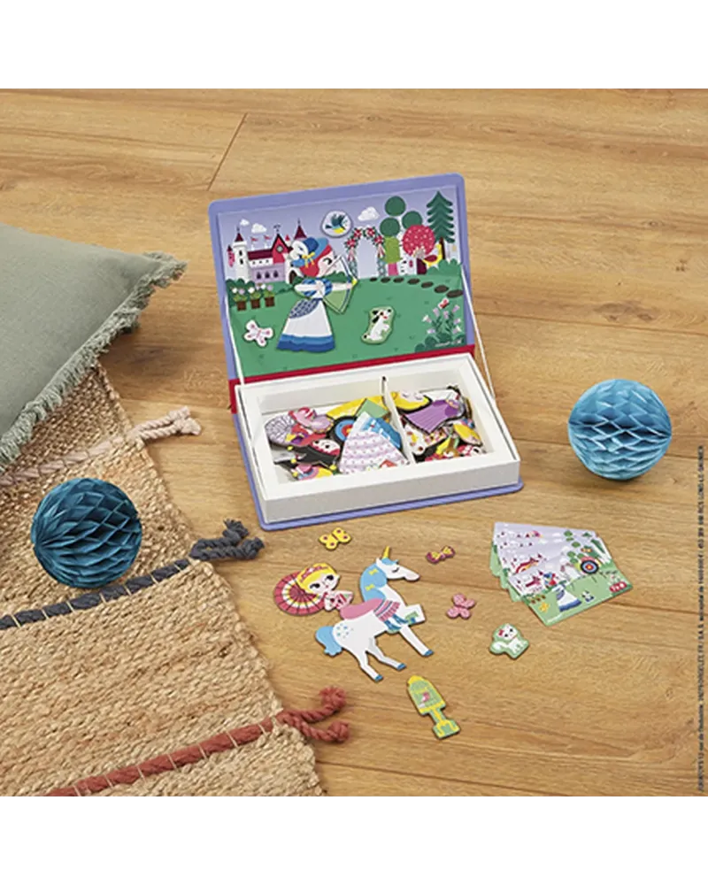 MAGNETI'BOOK PRINCESSE  Contient 7 cartes et 55 magnets. JANJ02725 ...