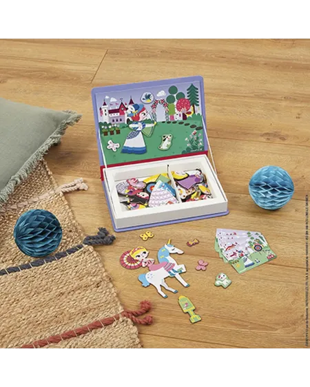 MAGNETI'BOOK PRINCESSE  Contient 7 cartes et 55 magnets. JANJ02725 ...