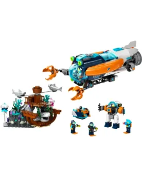 LE SOUS-MARIN D'EXPLORATION EN EAUX PROF   LEG60379 LEGO Âge Minimu...