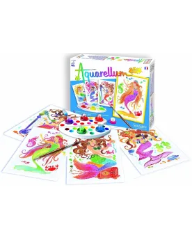 AQUARELLUM JUNIOR SIRENE  La célèbre technique créative adaptée aux...