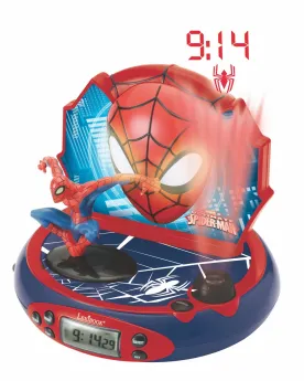 SPIDERMAN RADIO REVEIL PROJECTEUR  Projette l'heure au plafond, peu...