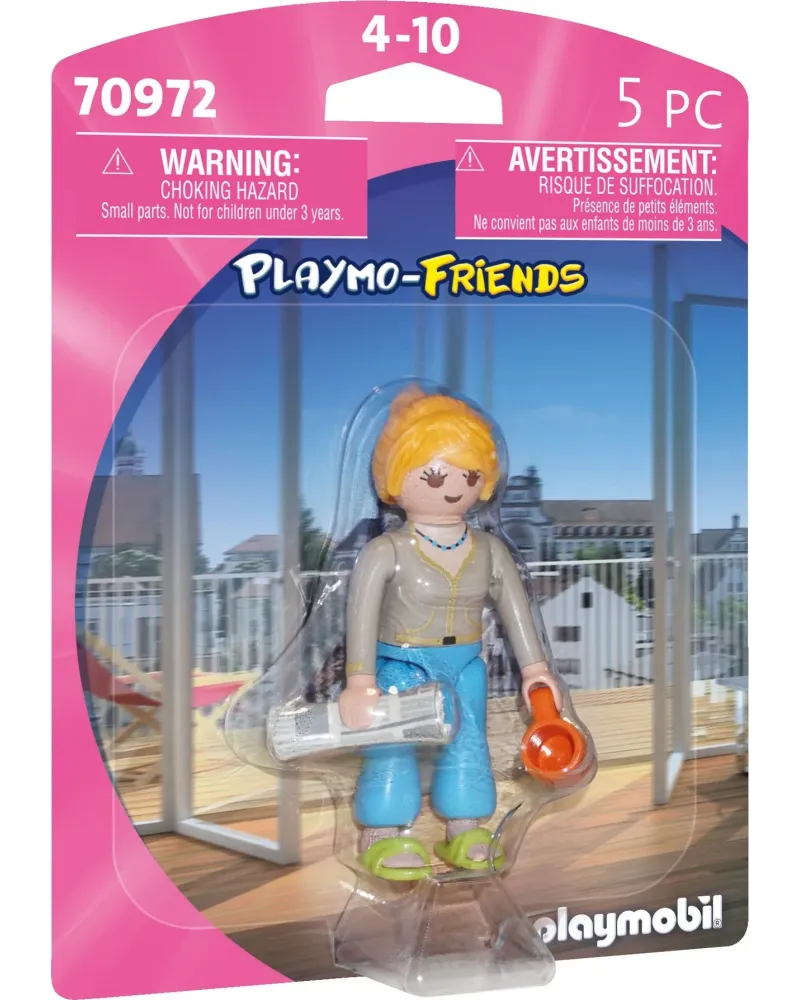JEUNE FEMME ET JOURNAL   PMB70972 PLAYMOBIL Âge Minimum: 4A -Âge Ma...