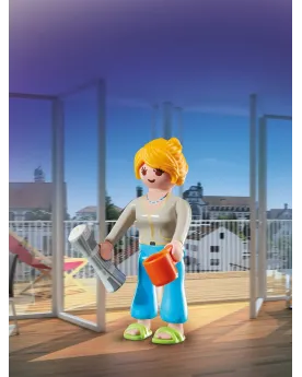 JEUNE FEMME ET JOURNAL   PMB70972 PLAYMOBIL Âge Minimum: 4A -Âge Ma...