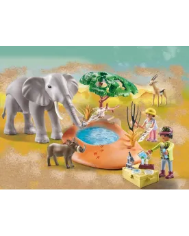 EXPLORATEURS AVEC ANIMAUX DE SAVANE   PMB71294 PLAYMOBIL Âge Minimu...