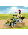 CYCLISTE AVEC VELO ET REMORQUE AVANT   PMB71306 PLAYMOBIL Âge Minim...