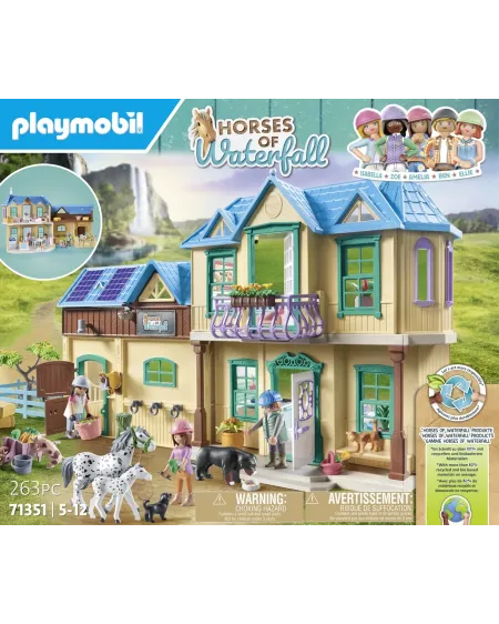 RANCH DE LA CASCADE   PMB71351 PLAYMOBIL Coup de coeur: Oui -Âge Mi...