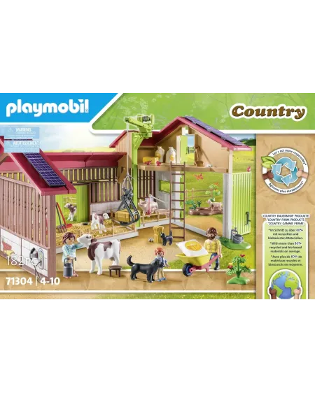 FERME AVEC PANNEAUX SOLAIRES   PMB71304 PLAYMOBIL Âge Minimum: 4A -...
