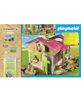 FERME AVEC PANNEAUX SOLAIRES   PMB71304 PLAYMOBIL Âge Minimum: 4A -...