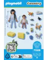 FAMILLE DE CHATS AVEC FEMME ET ENFANT   PMB71309 PLAYMOBIL Âge Mini...
