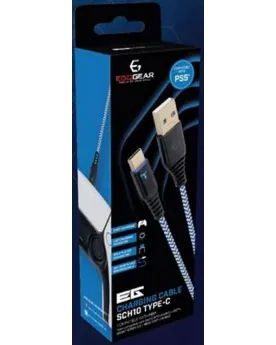 PS5 CABLE DE RECHARGE USB-C 3M BLNC&BLEU  Compatible:PS5, Switch, S...