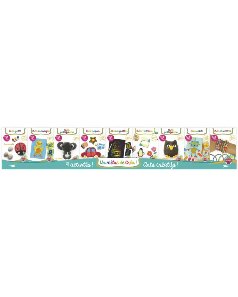 1 METRES D'ACTIVITES CREATIVES  9 activités créatives telles que ca...