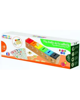 BOITE TRI SELECTIF MONTESSORI  Pour apprendre à trier les déchets. ...