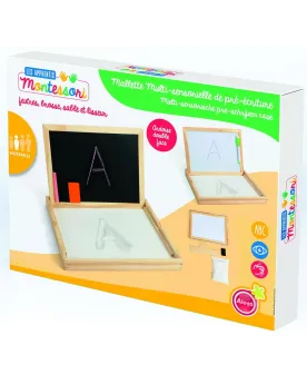 MALLETTE SENSORIELLE CRAIES/FEUTRES SABL  Ardoise double face pour ...